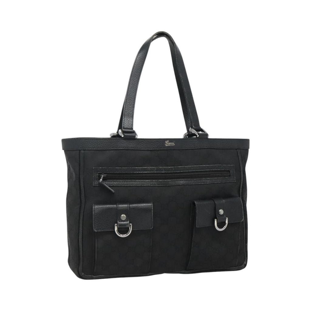Bolso tote Gucci Abbey con bolsillo GG Canvas mediano