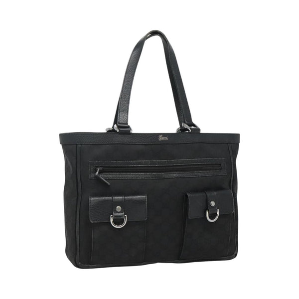 Bolso tote Gucci Abbey con bolsillo GG Canvas mediano