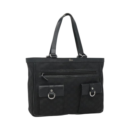 Bolso tote Gucci Abbey con bolsillo GG Canvas mediano
