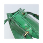 Sac Porté Épaule Louis Vuitton Petit Noe Medium Cuir - Vert