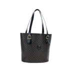 Sac Porté Épaule Celine C Macadam Tote Pvc - Noir