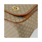 Sac Celine Macadam Shoulder Bag Toile - Beige