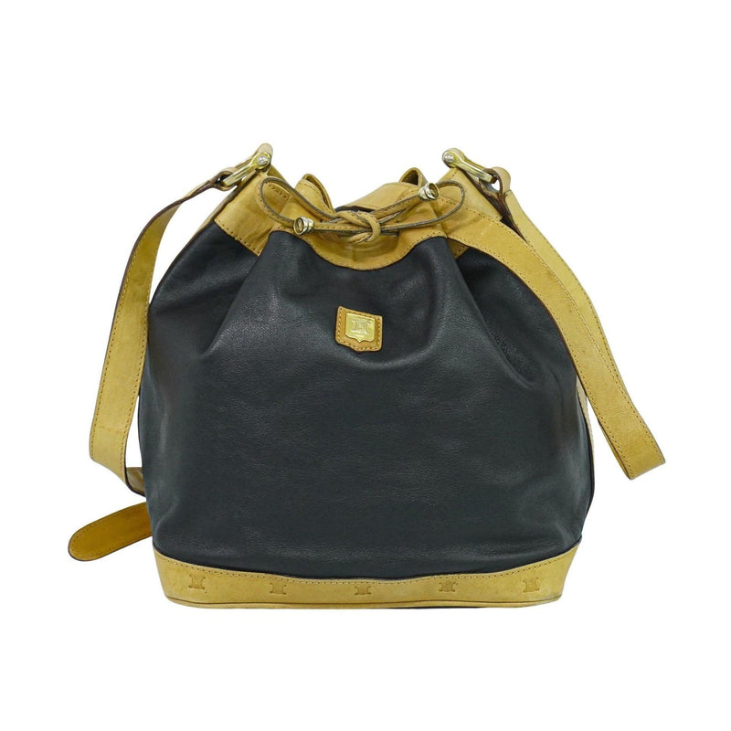 Celine Triomphe Drawstring Bucket Bag Leather Product Image