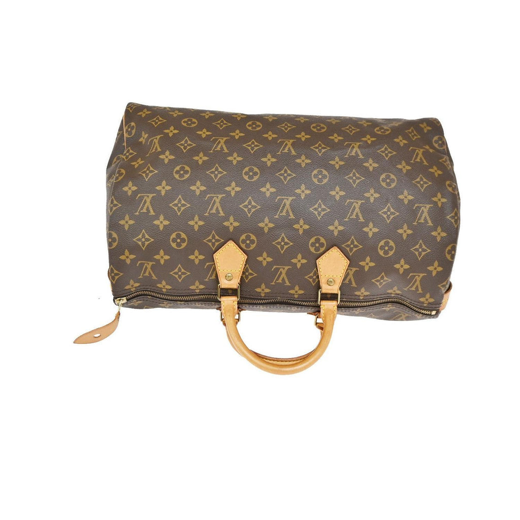 Sac À Main Louis Vuitton Speedy 40 Toile - Marron