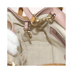 Sac Porté Épaule Gucci Soho Convertible Shoulder Bag Small Cuir Verni - Beige
