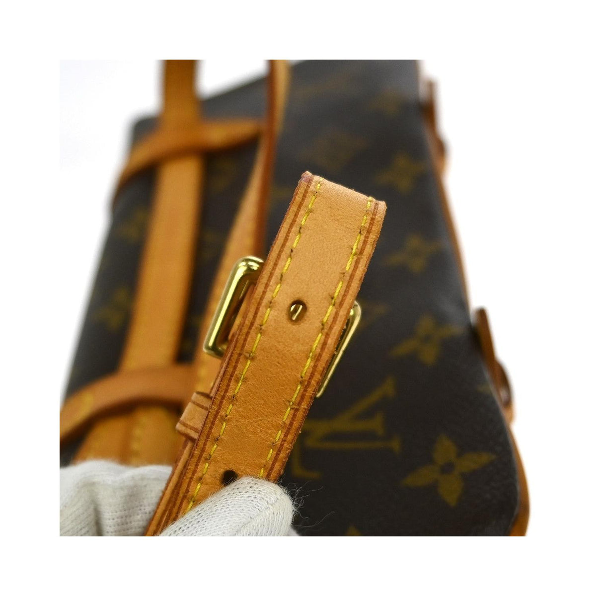 Pochette Louis Vuitton Marelle Toile - Marron