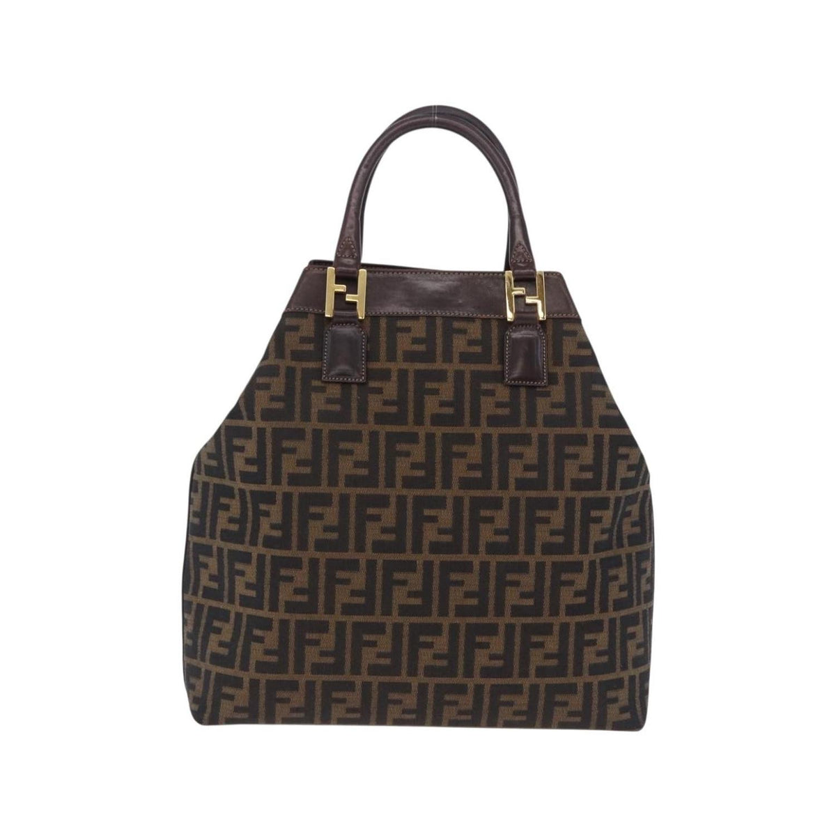 Sac À Main Fendi Vintage Zucca Toile - Marron