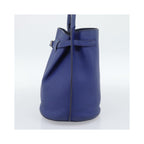 Sac À Main Celine Big Bag Bucket Nano Cuir - Bleu
