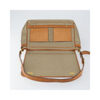 Sac Celine Macadam Shoulder Bag Toile - Beige