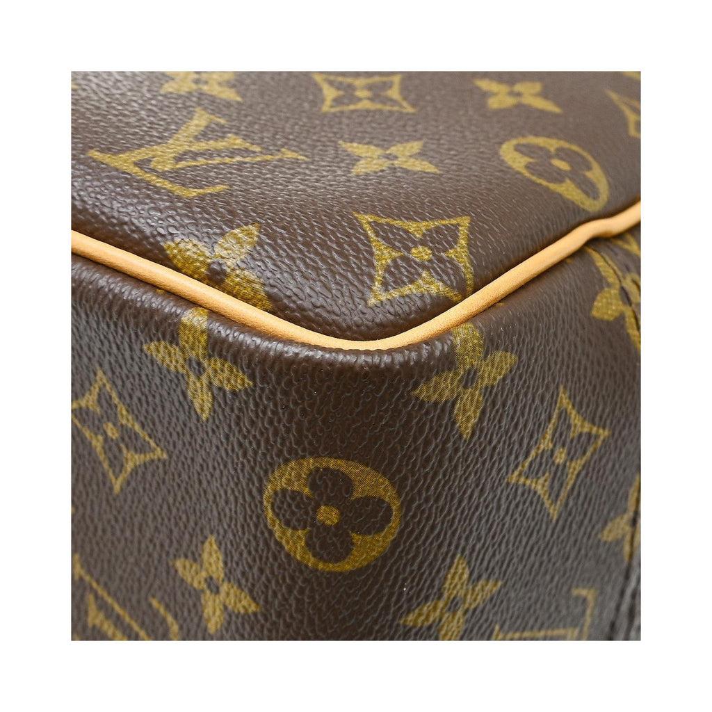 Sac À Main Louis Vuitton Deauville Mini Toile - Marron