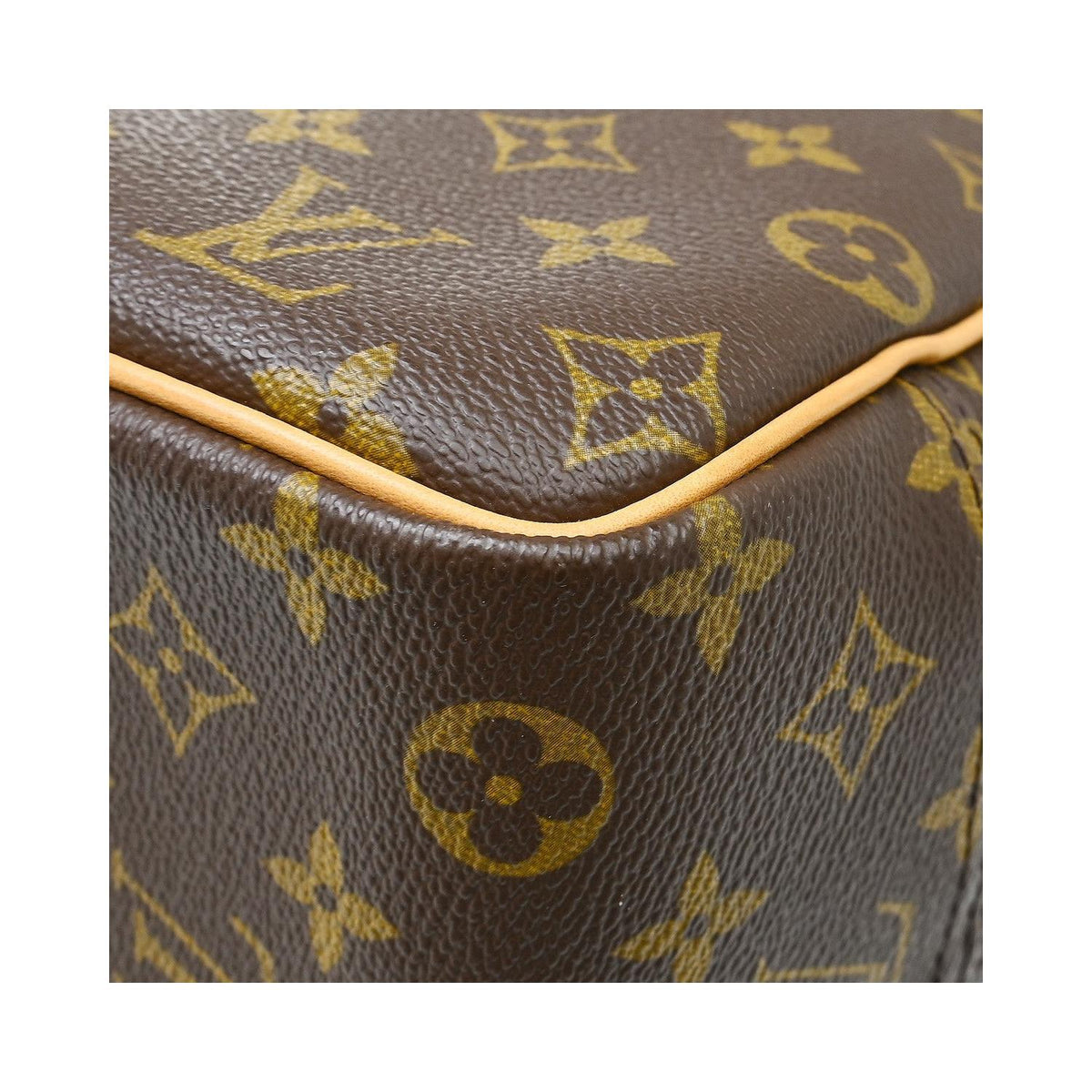 Sac À Main Louis Vuitton Deauville Mini Toile - Marron