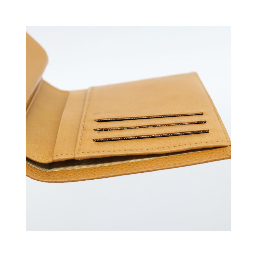 Portefeuille Chanel Timeless Cc French Compact Cuir - Marron