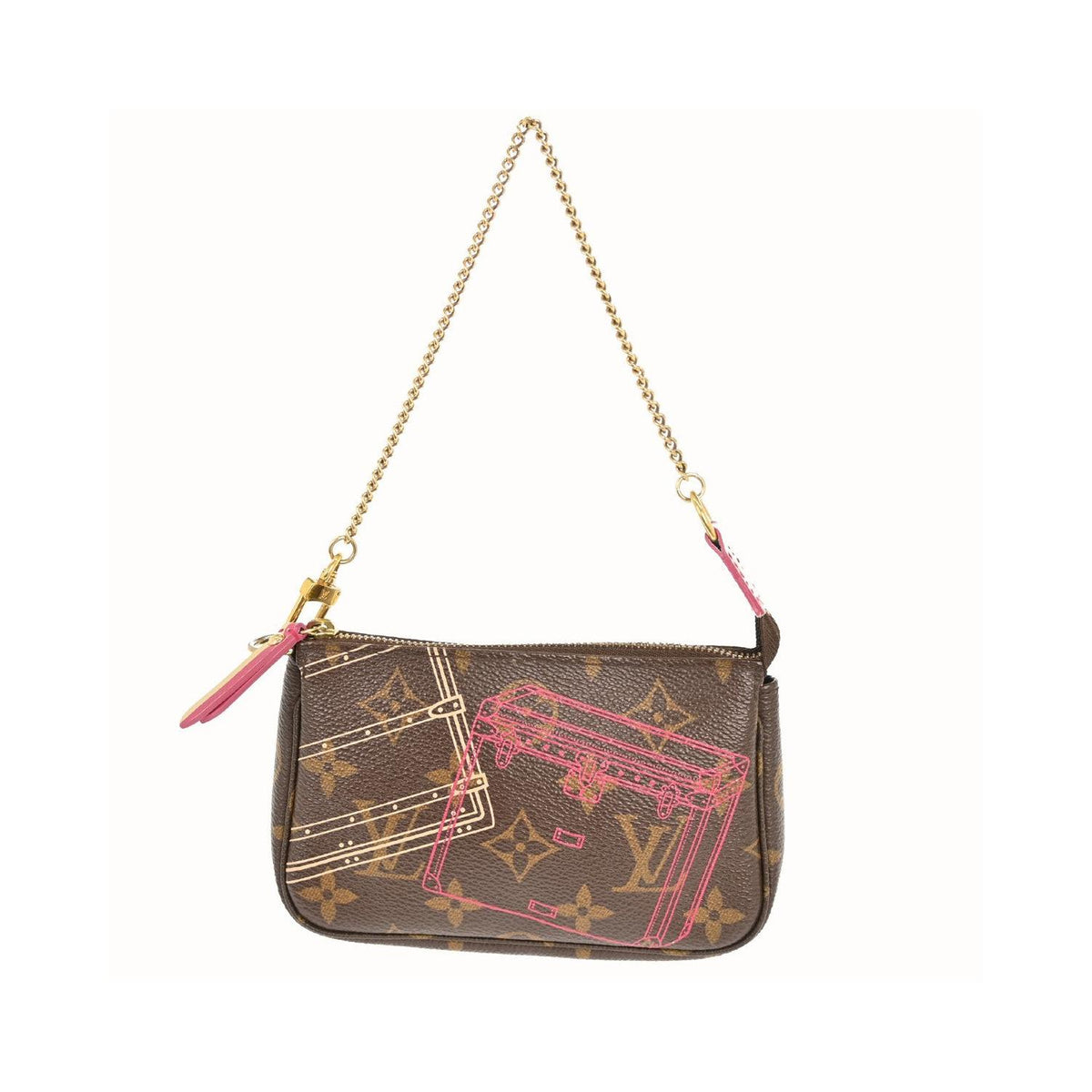 Pochette Louis Vuitton Pochette Accessoires Mini Toile - Marron