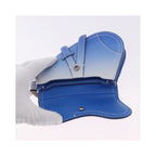 Pochette Christian Dior Saddle Wristlet Clutch Cuir - Bleu