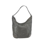 Sac Porté Épaule Gucci Soho Chain Hobo Medium Cuir - Argent