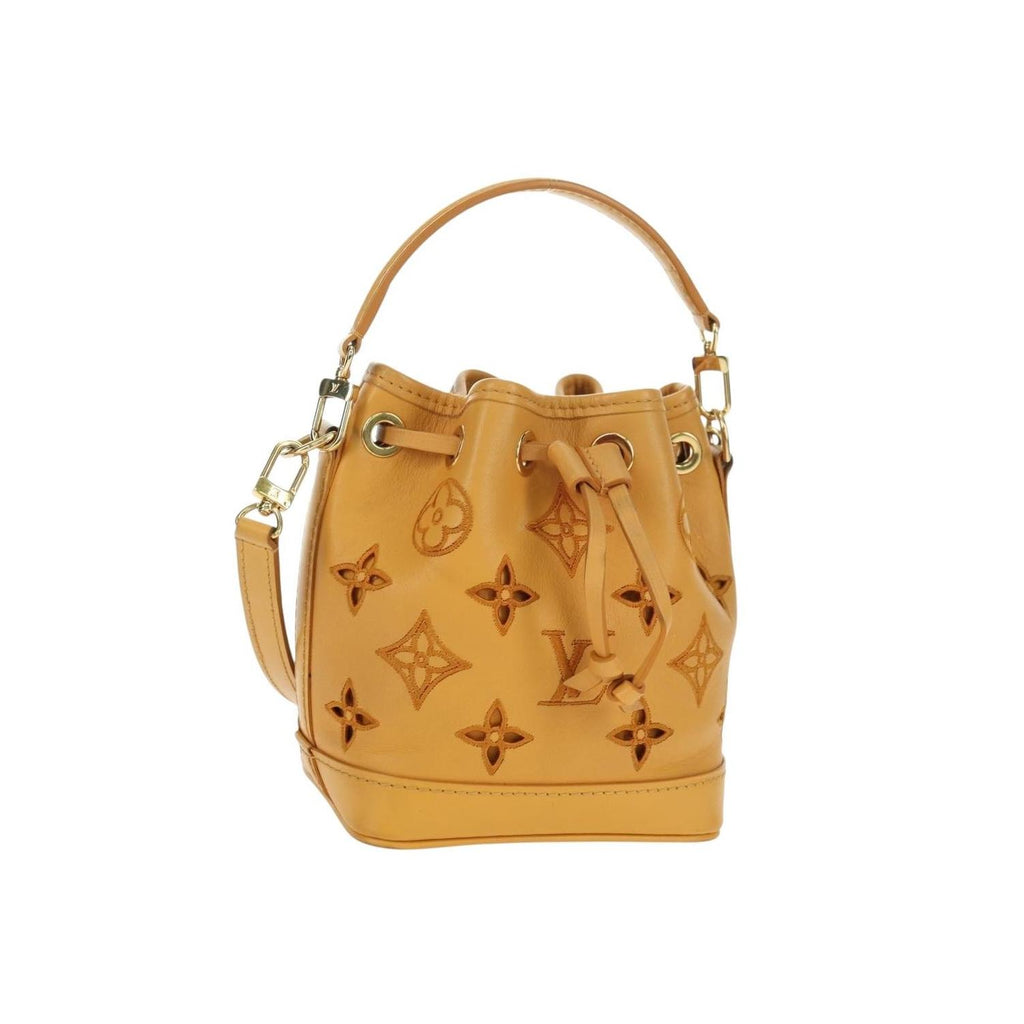 Sac Porté Épaule Louis Vuitton Noe Nm Nano Cuir - Jaune