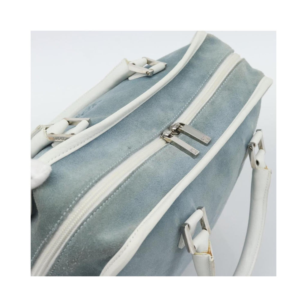 Sac À Main Loewe Amazona 28 Daim - Bleu