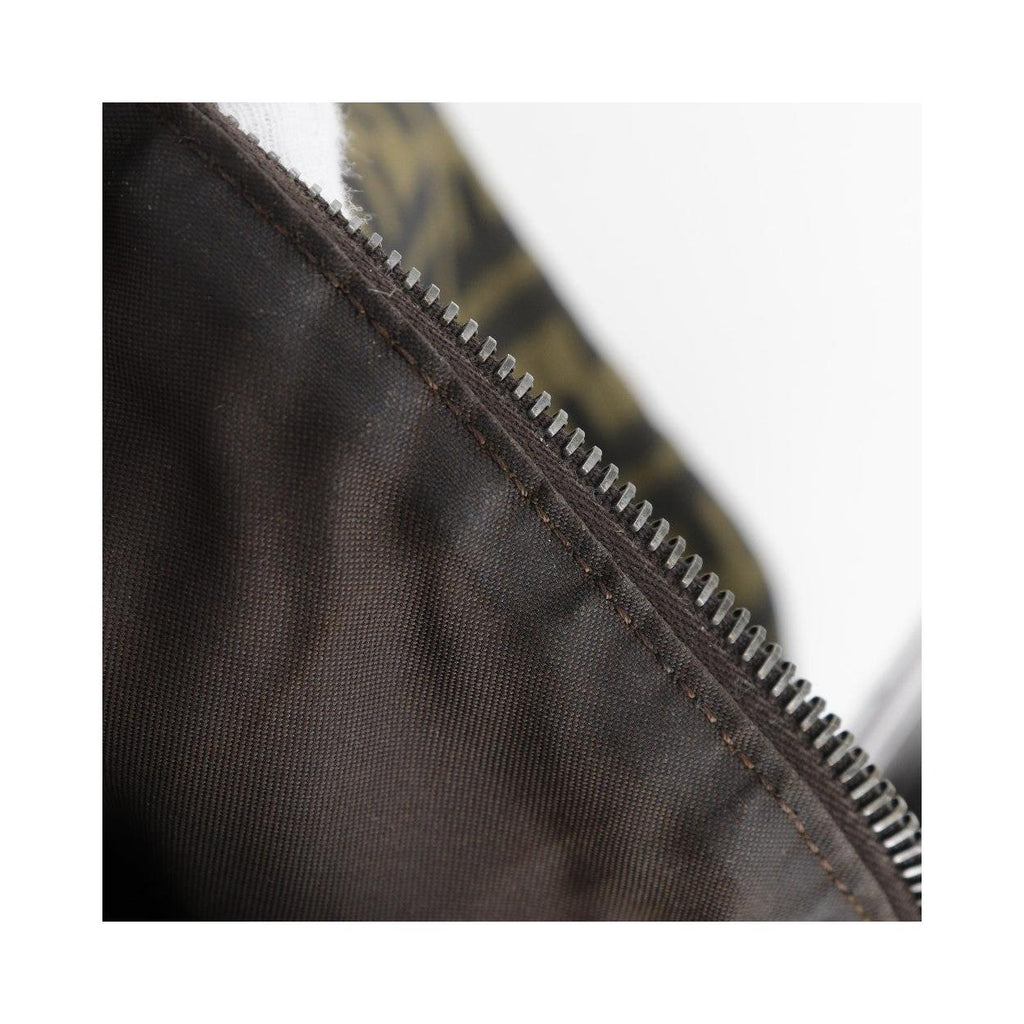 Sac Porté Épaule Fendi Logo Zucca Shoulder Bag Toile - Marron