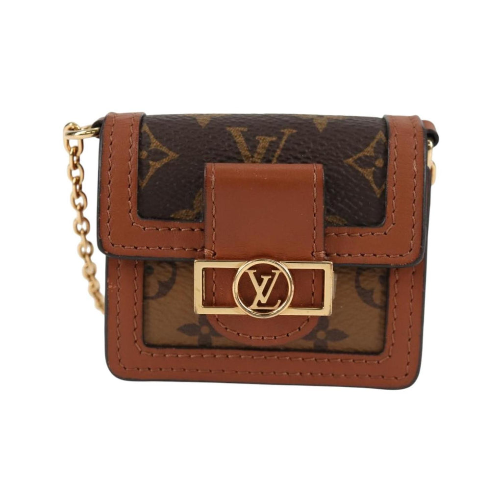 Sac Porté Épaule Louis Vuitton Dauphine Mini Toile - Marron