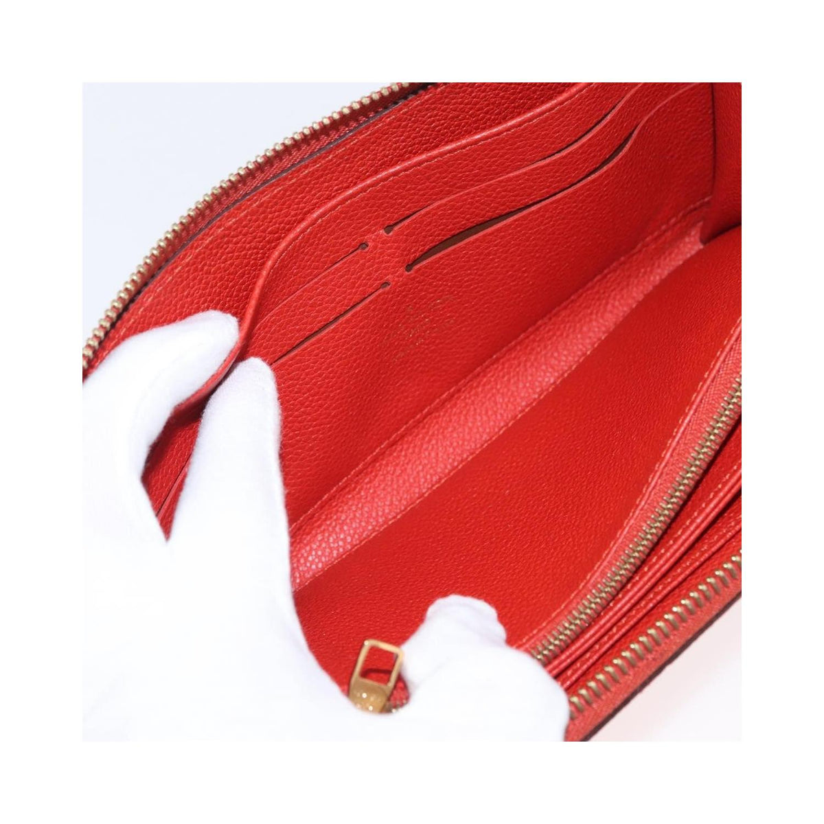 Portefeuille Louis Vuitton Portefeuille Zippy Monogramme Empreinte Cuir - Orange