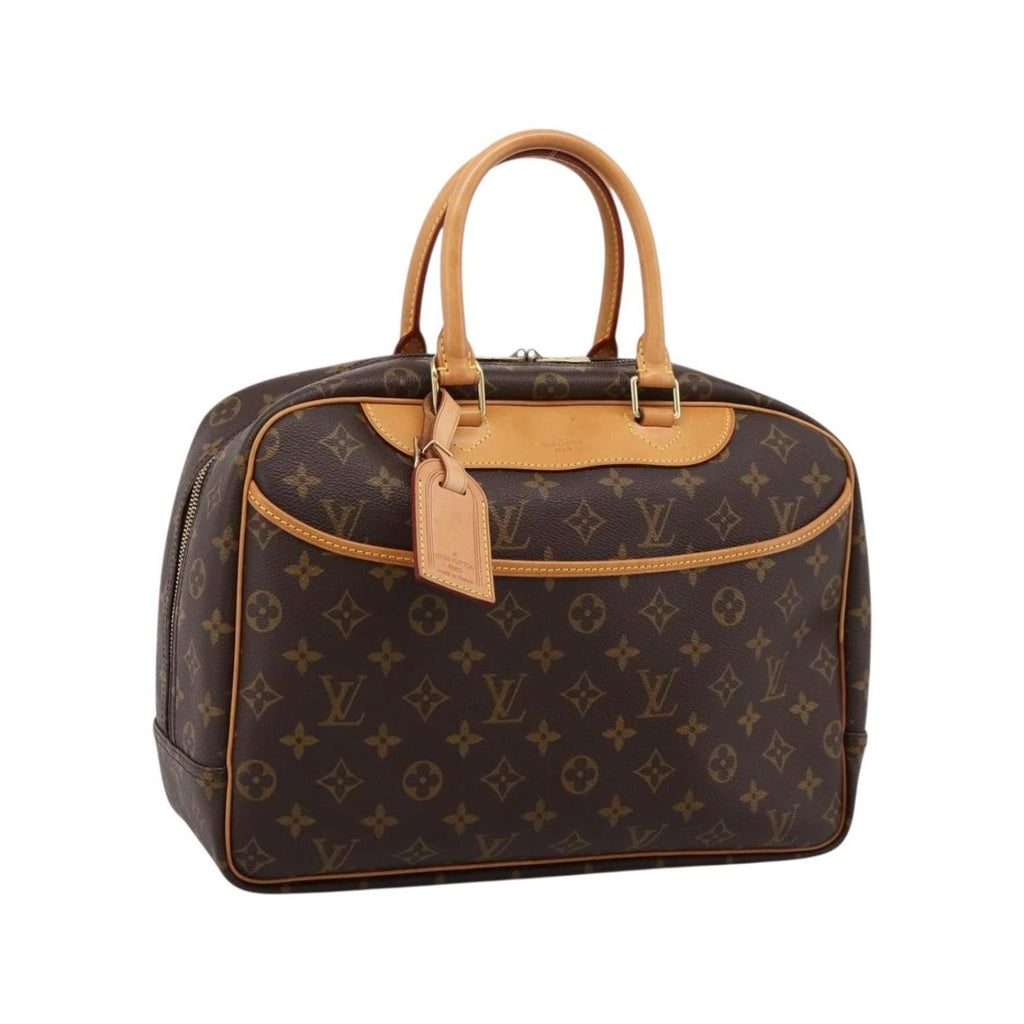 Sac À Main Louis Vuitton Deauville Mini Toile - Marron