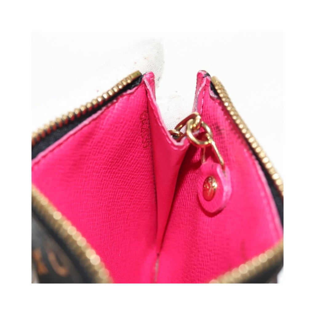 Louis Vuitton - Portamonete Pochette Clés NM in tela - Nero