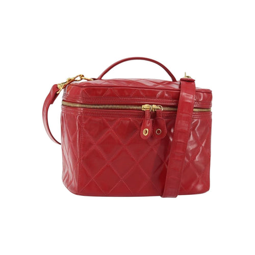 Chanel Vintage Vanity Neceser Patente Pequeño