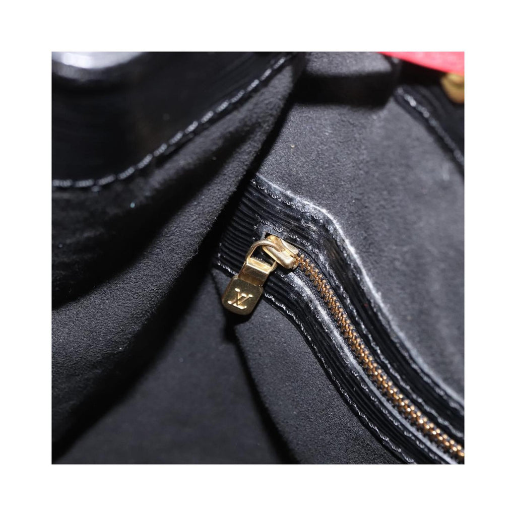 Sac Porté Épaule Louis Vuitton Bicolor Noe Large Cuir - Noir
