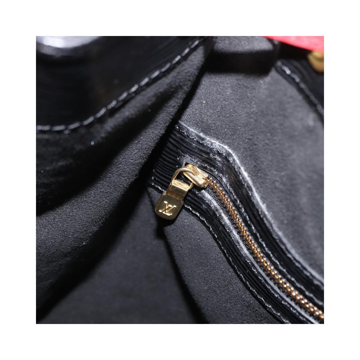 Sac Porté Épaule Louis Vuitton Bicolor Noe Large Cuir - Noir