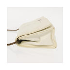 Pochette Chanel Full Flap Wallet On Chain Cuir - Blanc