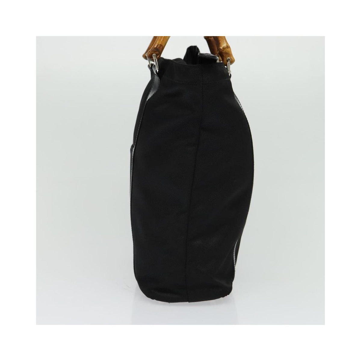 Gucci - Bolso shopper Vintage con asas de bambú de nailon - Negro