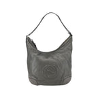 Sac Porté Épaule Gucci Soho Chain Hobo Medium Cuir - Argent