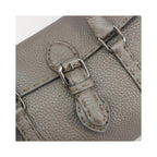 Sac À Main Fendi Selleria Linda Satchel Mini Cuir - Gris