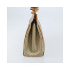 Cabas Celine Vintage Macadam Shopper Medium Toile - Beige