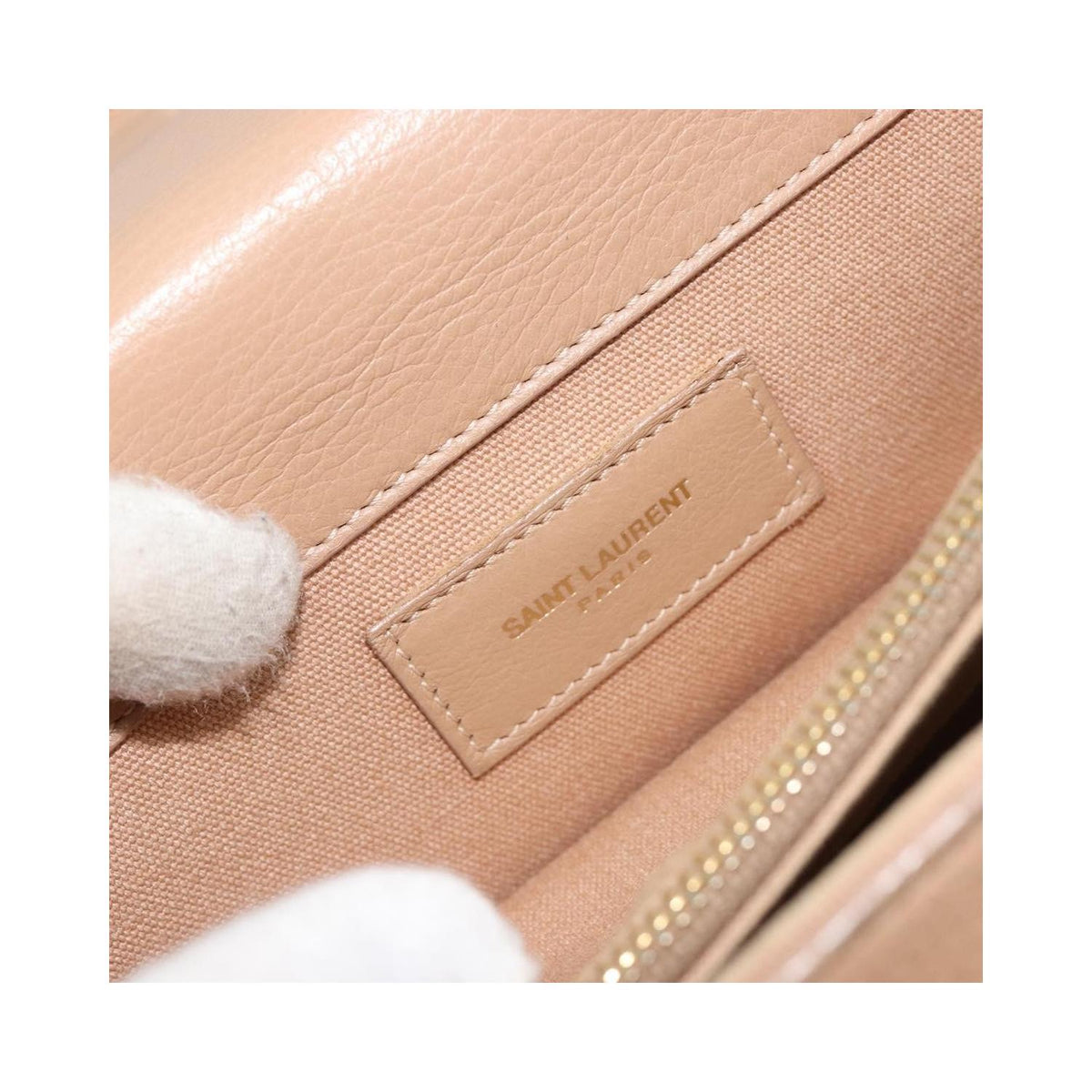 Sac À Main Saint Laurent Muse Two Medium Cuir - Beige