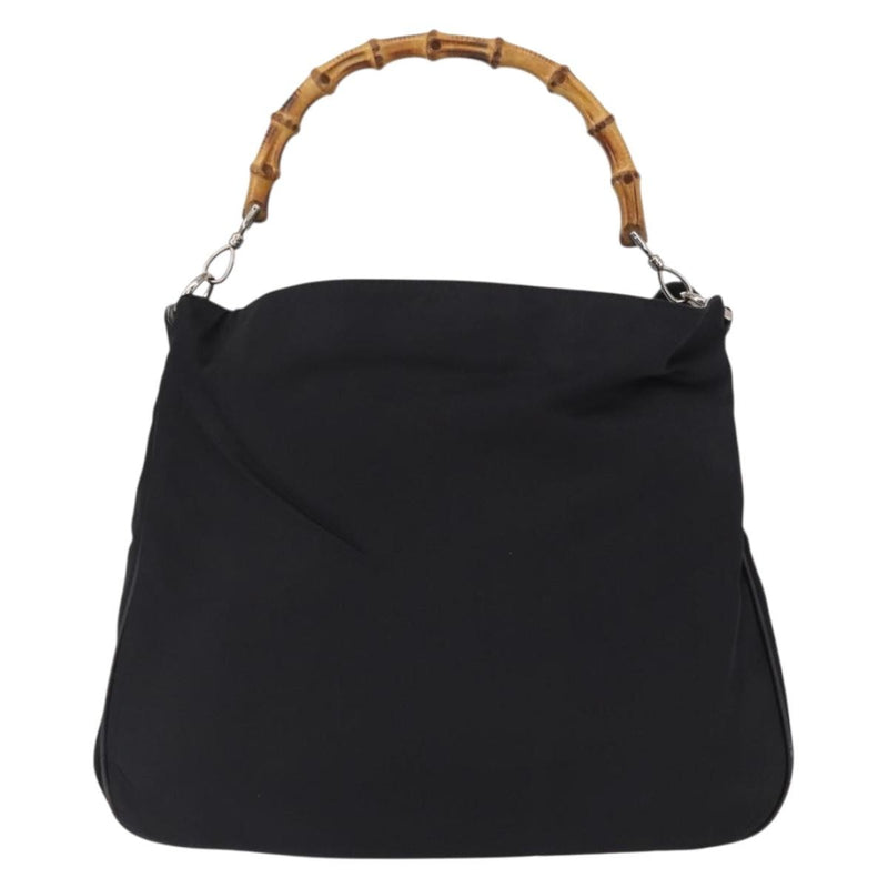 Gucci Vintage Bamboo Shoulder Bag Canvas Product Image