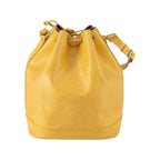 Sac Porté Épaule Louis Vuitton Noe Handbag Cuir - Jaune