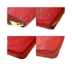 Louis Vuitton Zippy Wallet in Monogram Empreinte Leather - Red