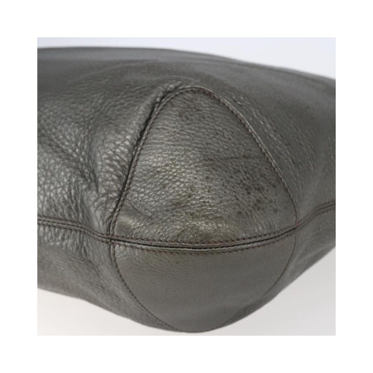 Sac Porté Épaule Gucci Soho Chain Hobo Medium Cuir - Argent