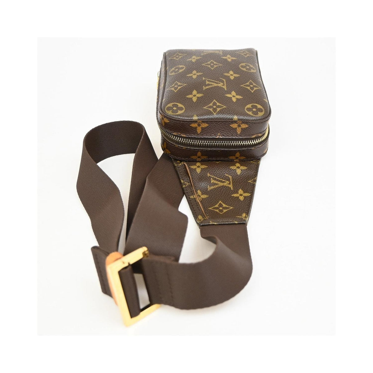Pochette Louis Vuitton Geronimos Toile - Marron