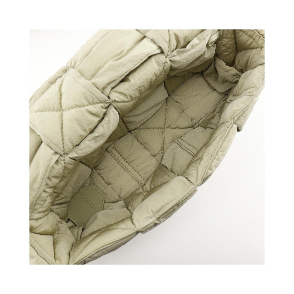 Sac Porté Épaule Bottega Veneta Padded Tech Cassette Crossbody Bag Nylon - Kaki