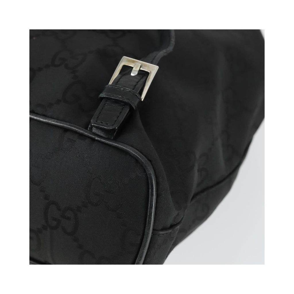 Sac À Dos Gucci Vintage Jackie Backpack Medium Toile - Noir