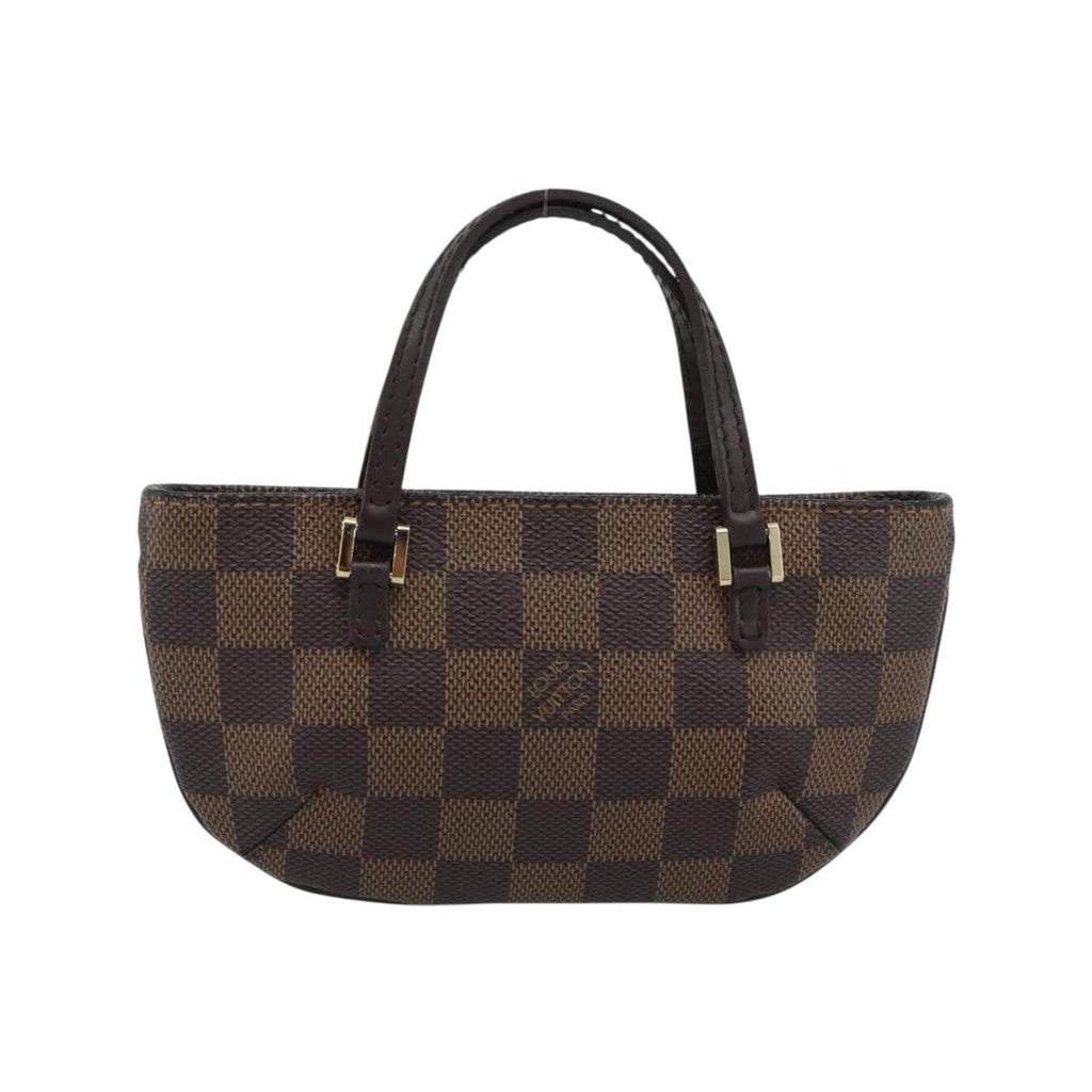 Pochette Louis Vuitton Manosque Pochette Gm Toile - Marron