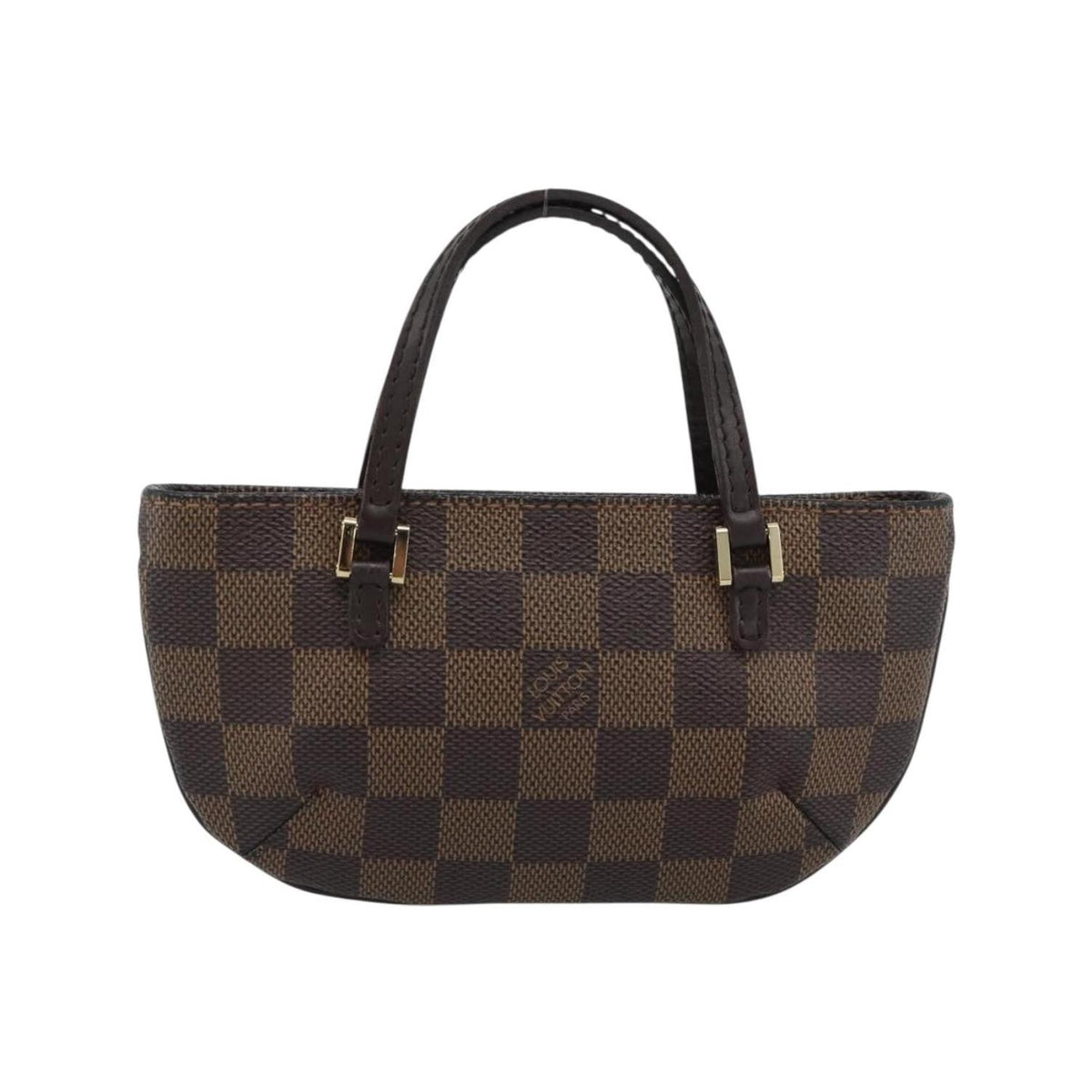 Pochette Louis Vuitton Manosque Pochette Gm Toile - Marron