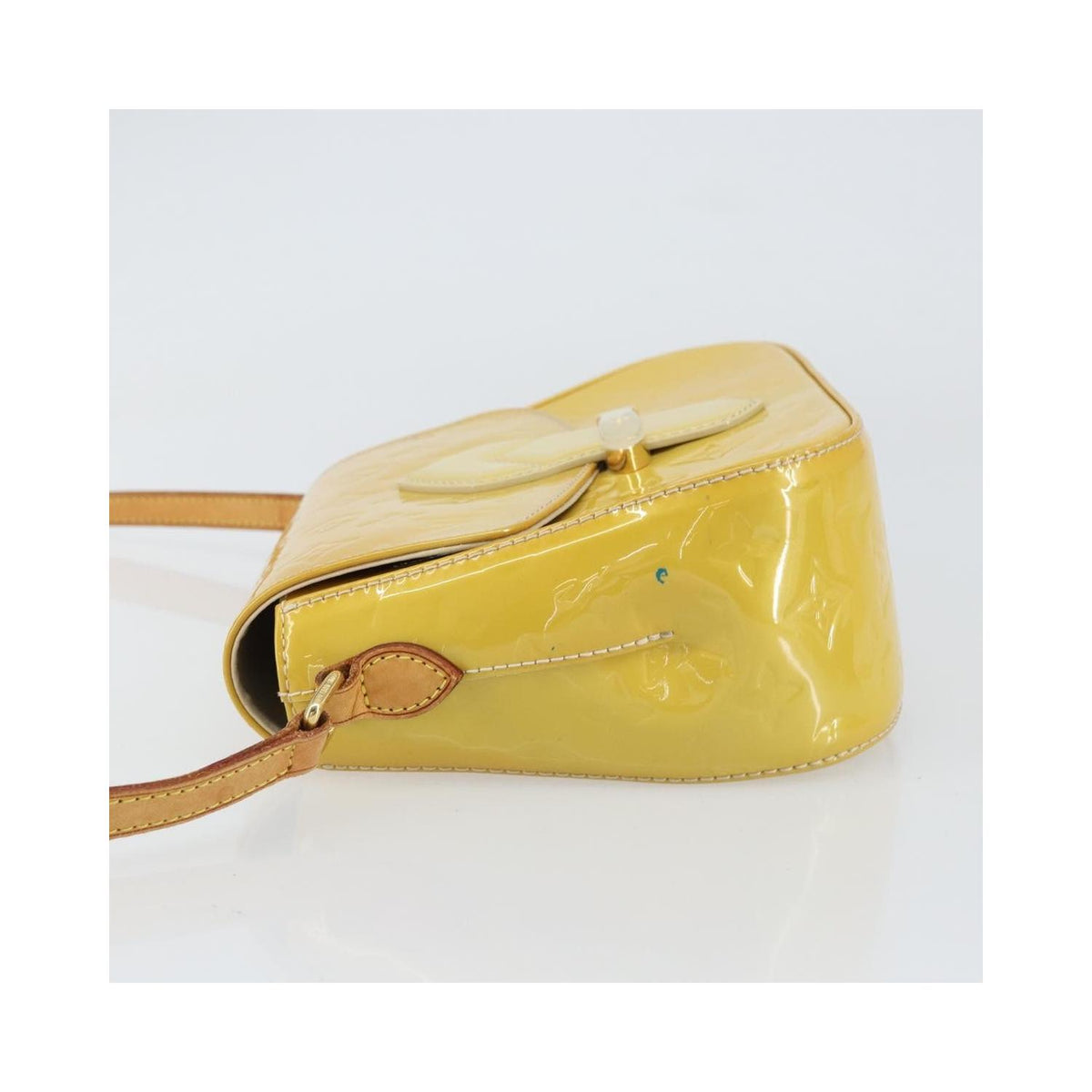 Sac À Main Louis Vuitton Bellflower Gm Cuir Verni - Marron