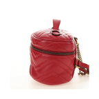 Sac À Dos Gucci Gg Marmont Vanity Mini Cuir - Rouge