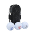 Pochette Louis Vuitton Golf Ball Case Toile - Noir