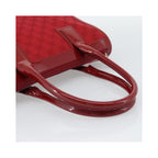 Sac À Main Gucci Structured Top Handle Open Tote Large Toile - Rouge