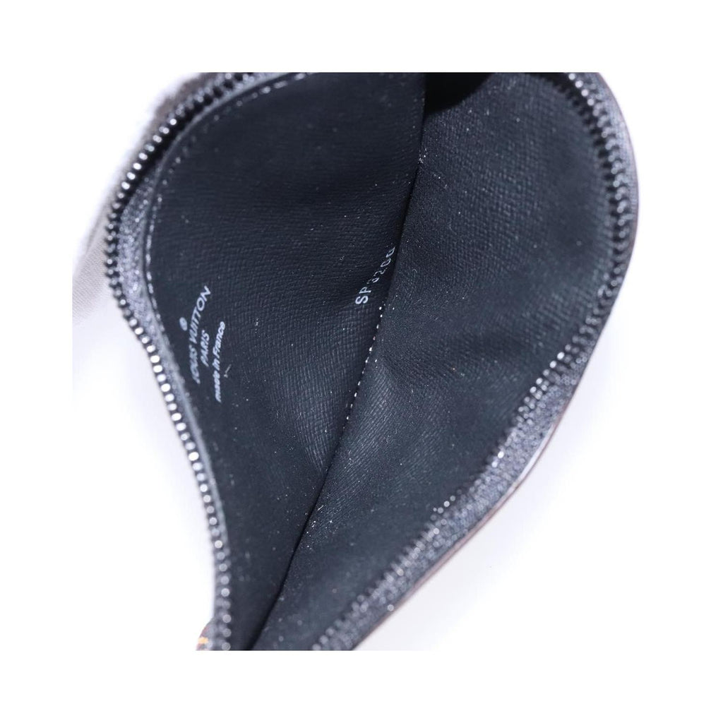 Porte-Cartes Louis Vuitton Nigo Duck Coin Holder Toile - Noir