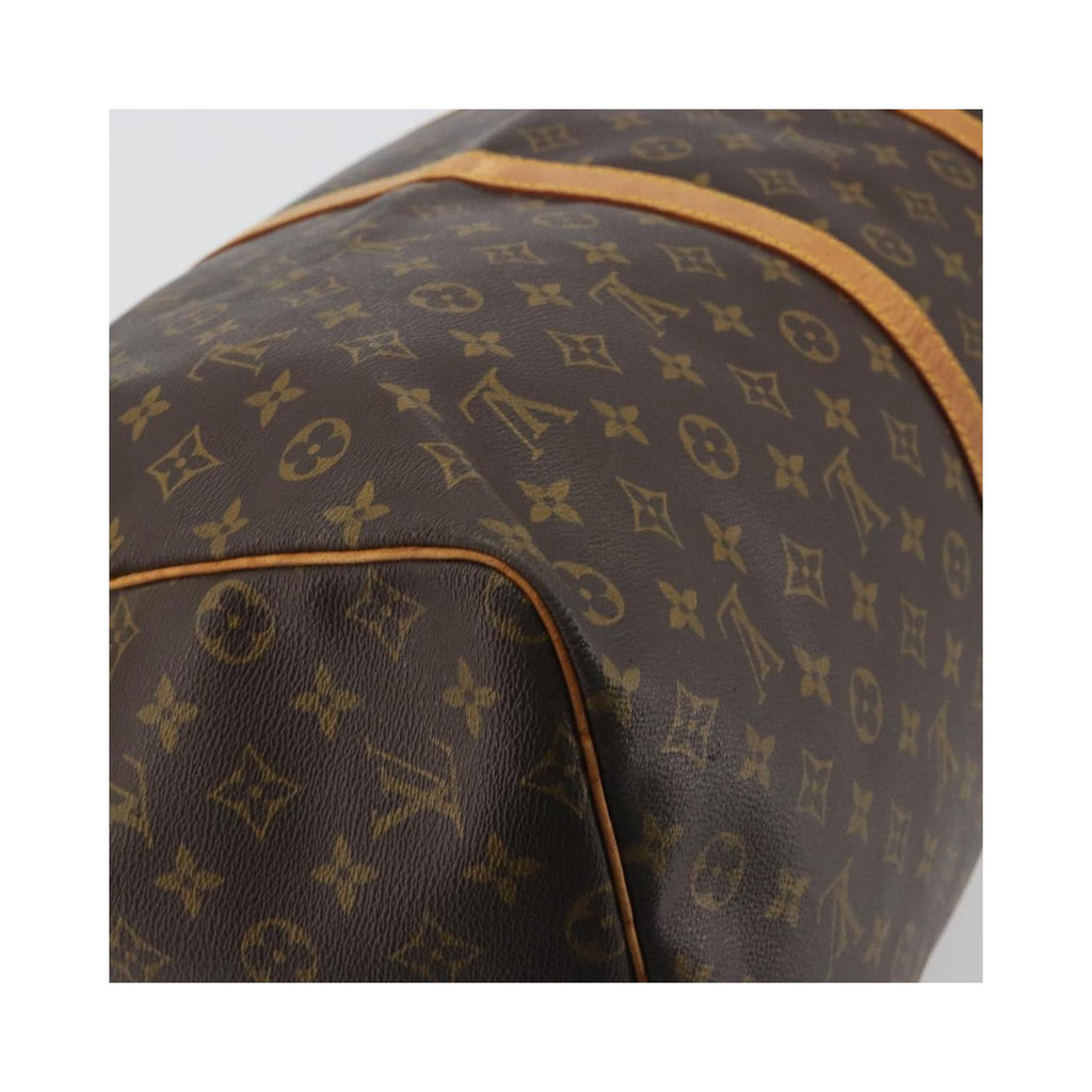 Sac De Voyage Louis Vuitton Keepall Bandoulière 60 Toile - Marron